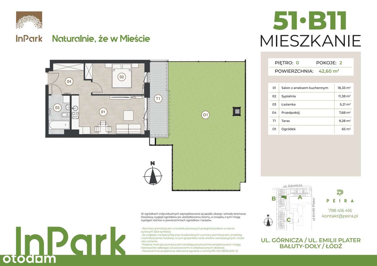 InPark | mieszkanie 2-pok. | 51 - Pełny obrazek: 2/7