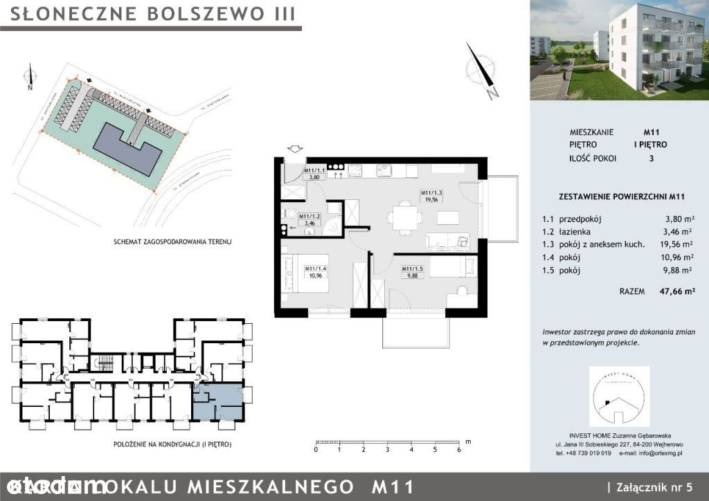 Słoneczne Bolszewo III Mieszkania