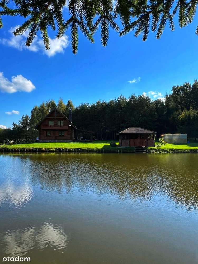 Posiadłość z bala, stawy, prywatny las!Jeziorak-0