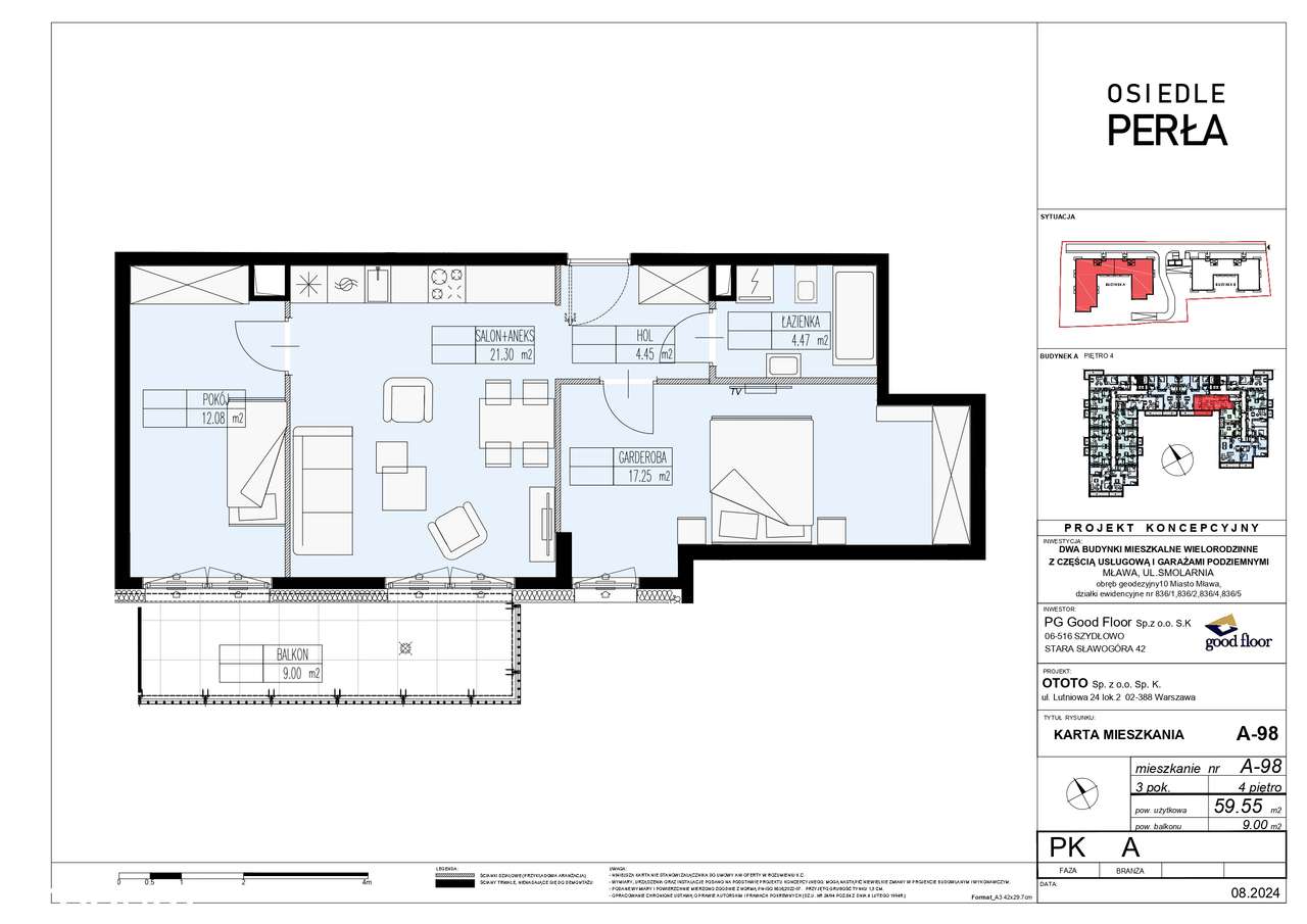 Apartamenty Perła | Apartament A-98 - Pełny obrazek: 2/10