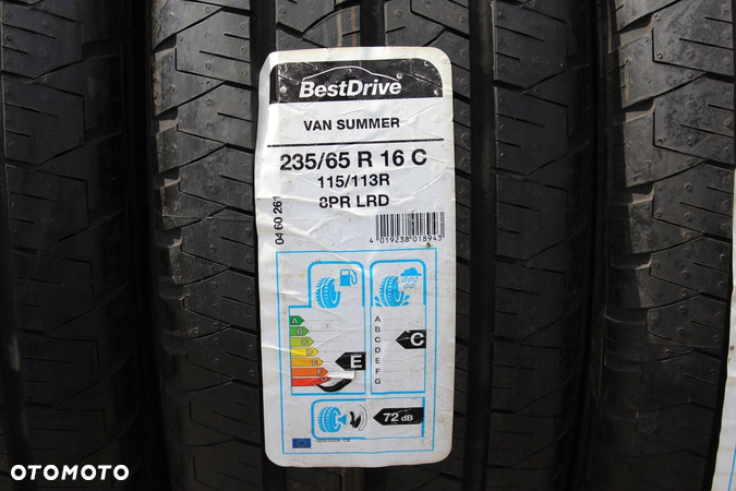 4x 235/65R16C BESTDRIVE VAN SUMMER 115/113R 19r - 5