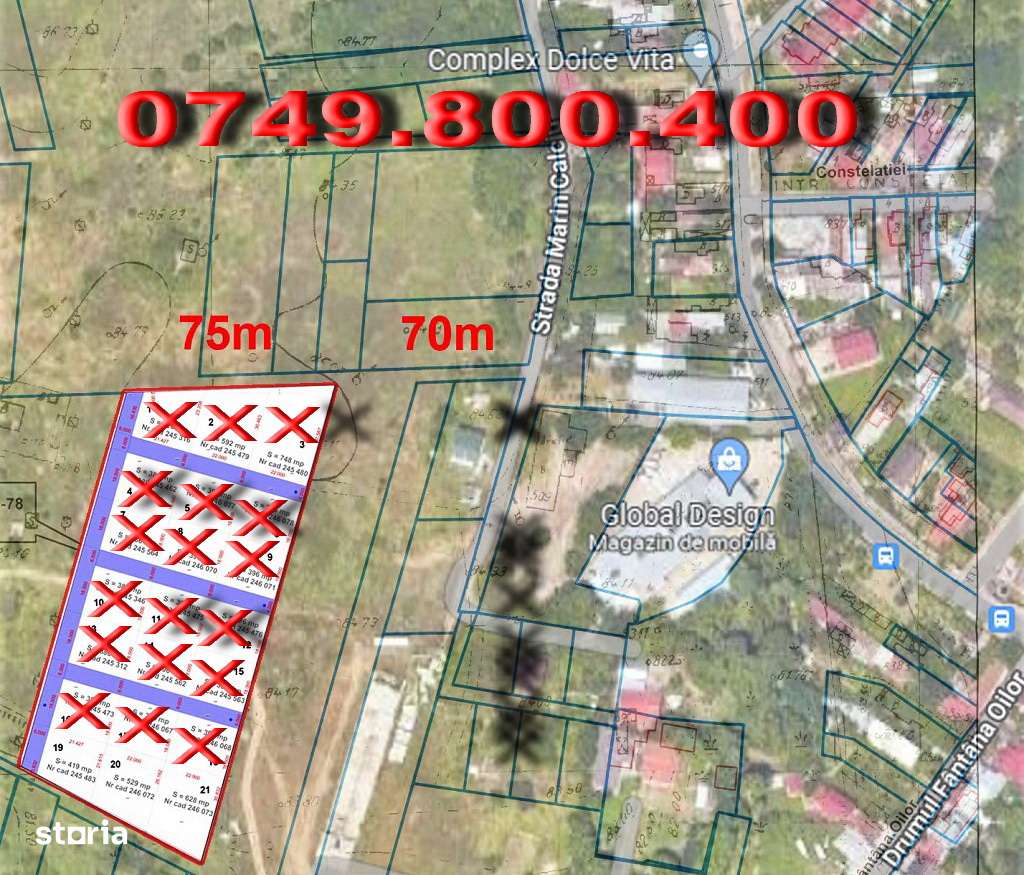 Teren Calea Giulesti - Giulesti Sarbi, 515mp-625-724mp - 0%comision-9