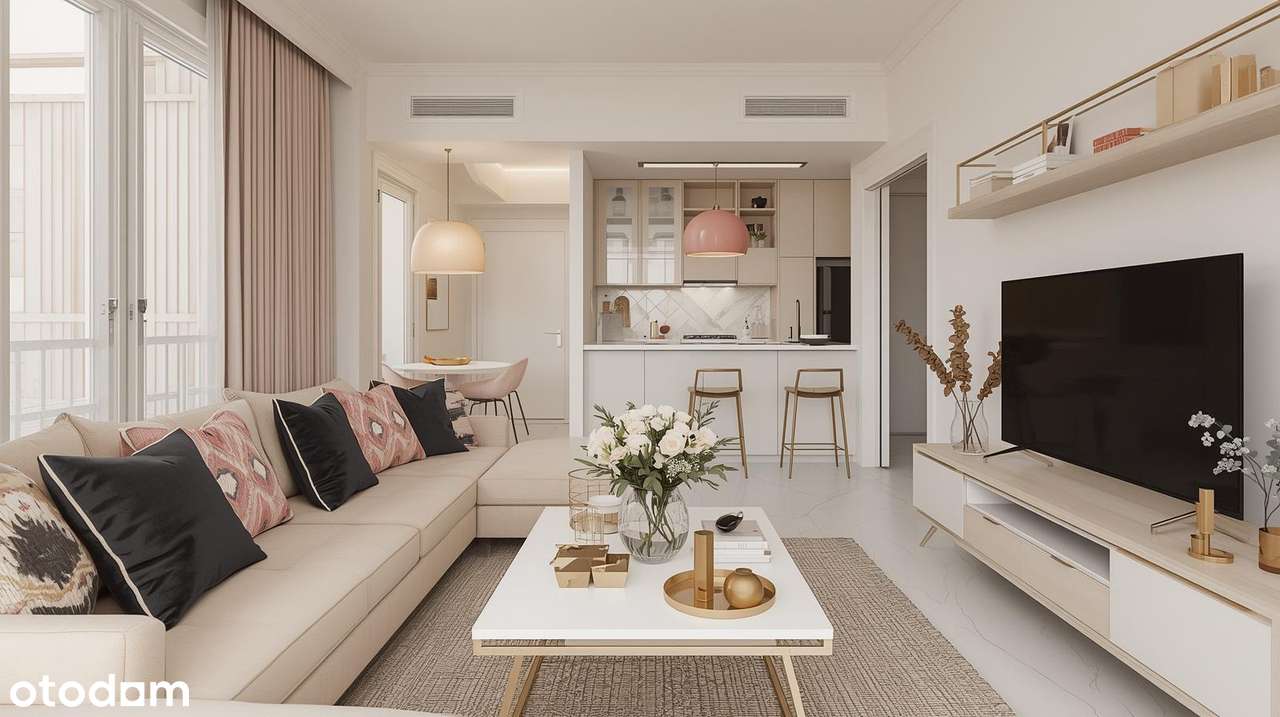 Słoneczny, 2 pok. apartament na zielonym Ursynowie. Kameralne osiedle.-0