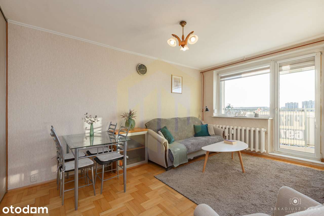 Dwupokojowe 35,40 m2 z LOGGIĄ i widokiem na zieleń – świetny układ