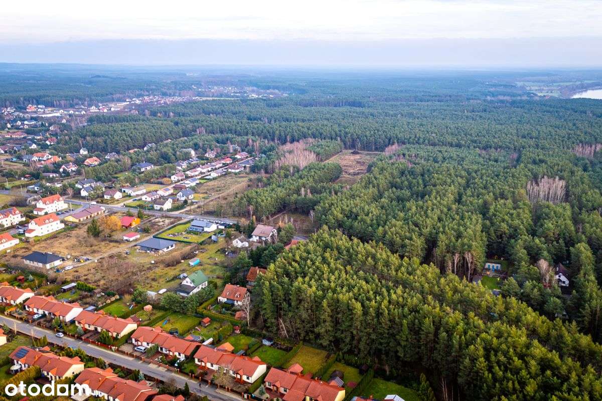 Duża działka częściowo zalesiona niedaleko jeziora-5