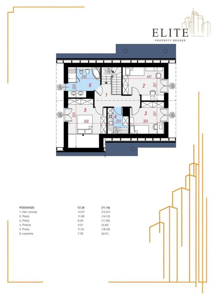 Dom 4-Pokoje | 124,54 m² Pow. Użytkowej - Pełny obrazek: 3/4