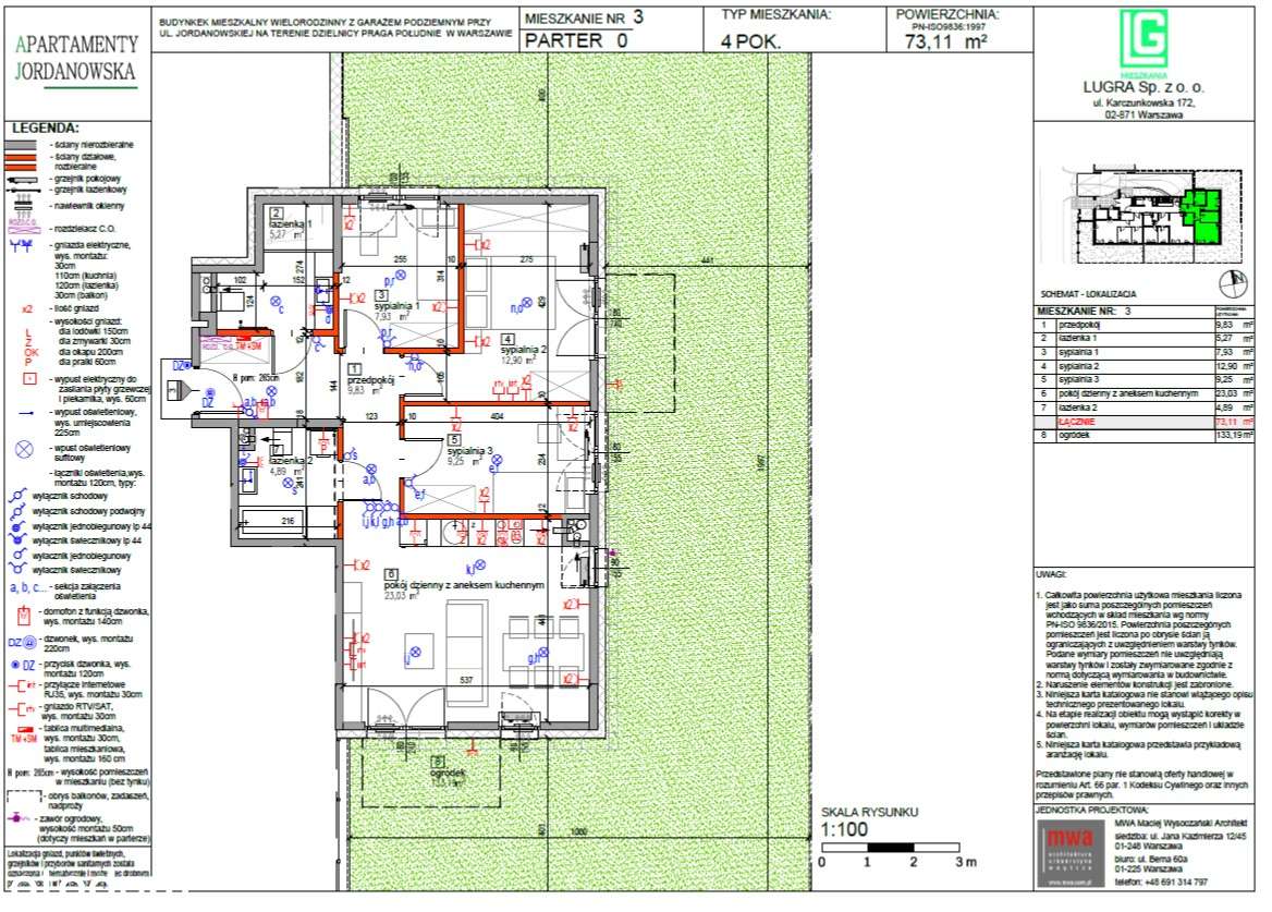 Praga Płd, 4 pok, ogródek - Pełny obrazek: 2/8