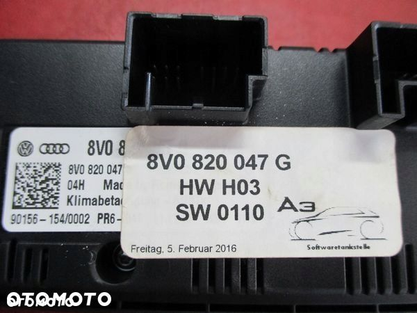 AUDI Q2 81A 16R.PANEL NAWIEWU KLIMY 8V0820047G - 3