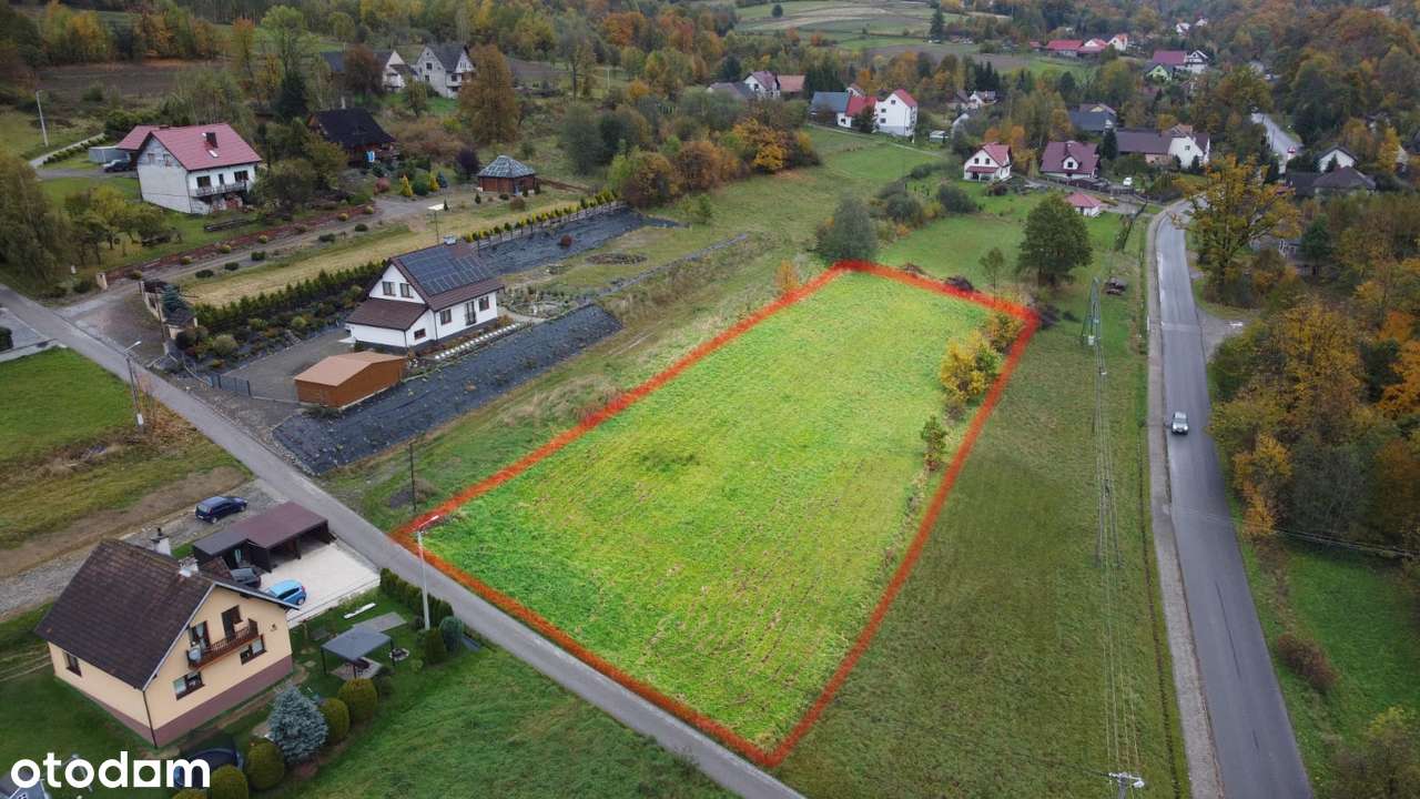 Działka budowlana w miejscowości Bieńkówka - Pełny obrazek: 1/7