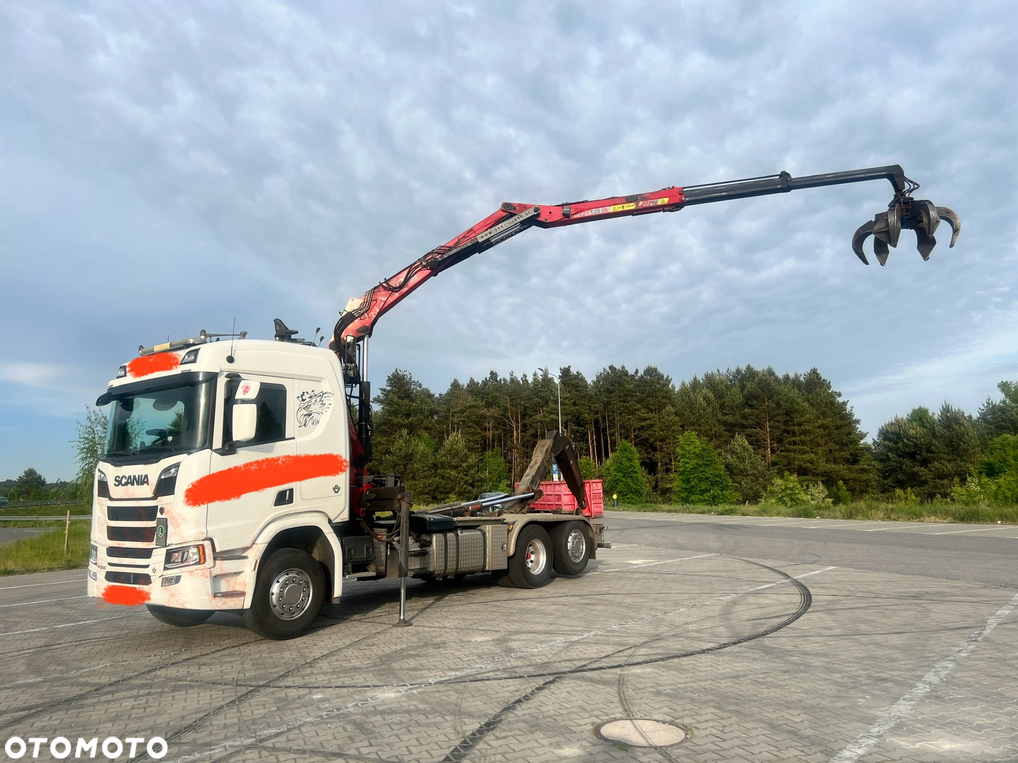 Scania R650 Hakowiec z dźwigiem hds do złomu metalu kran - 2