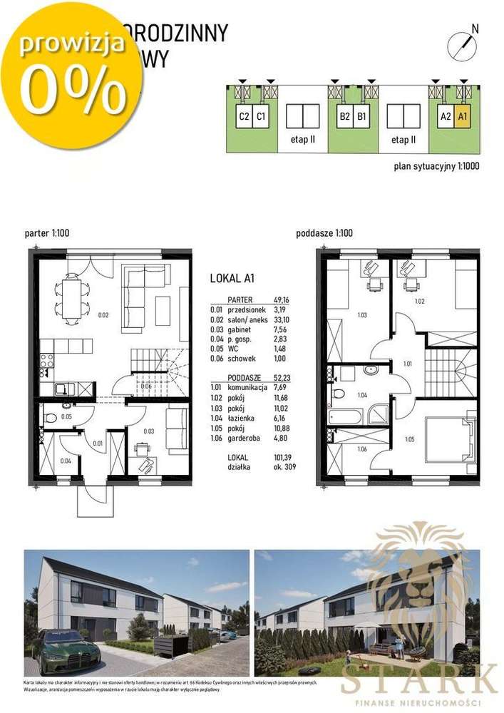 Nowy energooszczędny dom 101 m² w Grzędzicach – 0% - Pełny obrazek: 3/3