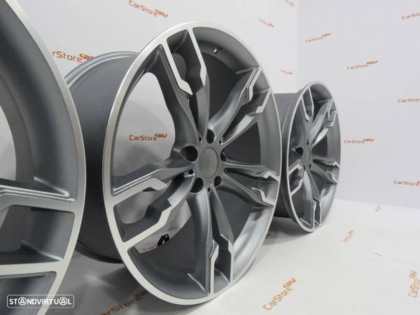 Jantes Look Bmw Style668M 20 x 8.5 et 27 + 9.5 et 40 5x112 Antracite + polidas - 5