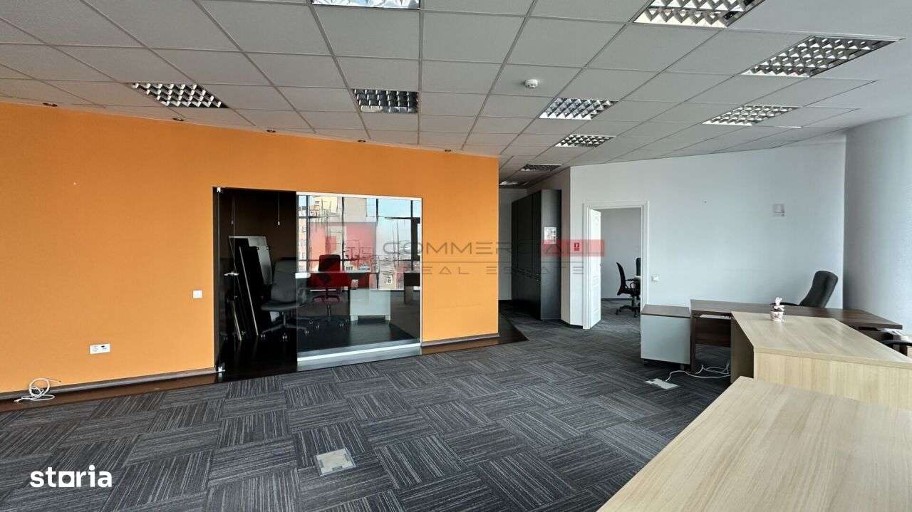 SPATIU BIROURI 167 MP | FERESTRE PANORAMICE | OPEN-SPACE - Imagine principală: 5/13