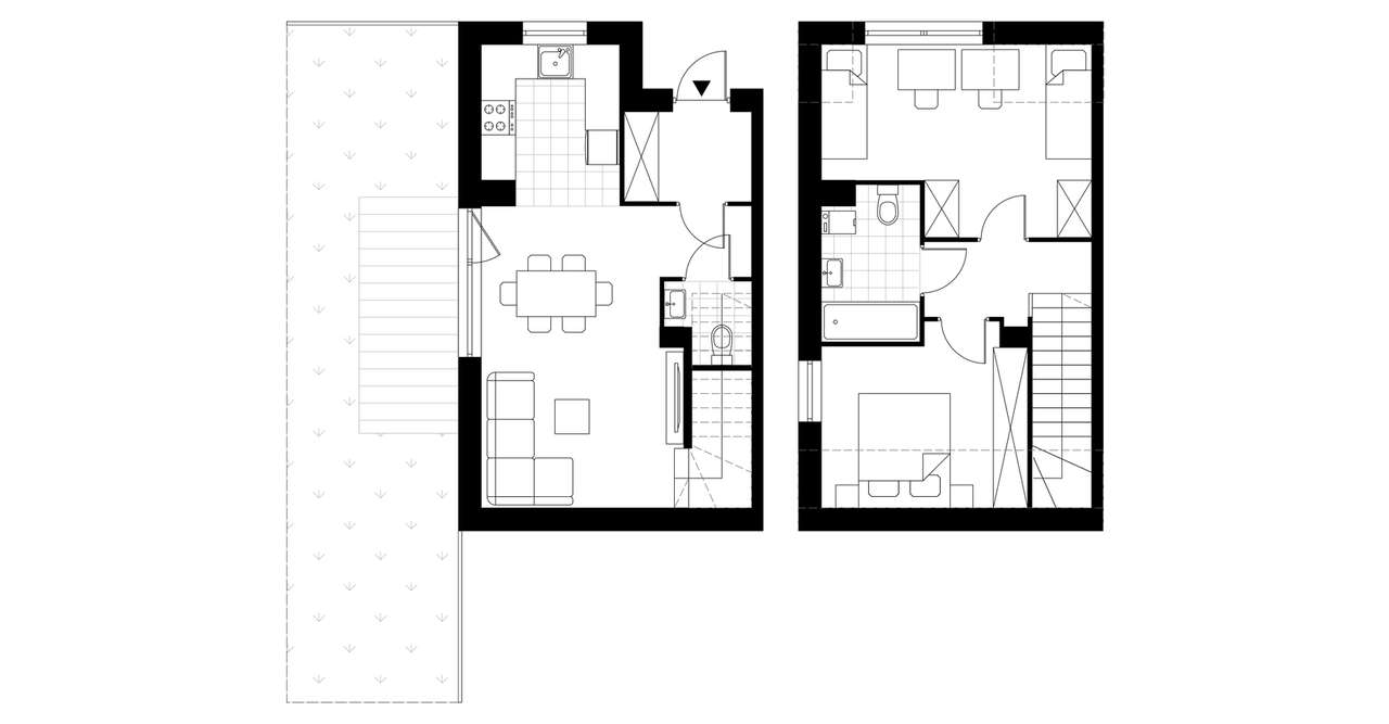 3-pokojowy dom 60m2 + ogródek Bez Prowizji - Pełny obrazek: 3/8