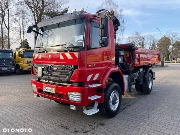 Mercedes-Benz AXOR 1829 4X4 , WYWROTKA MEILLER z ŻURAWIEM HIAB 122ES-2 - 5