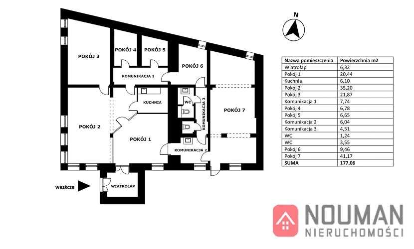 181 m2, Klimatyzacja, CO z sieci, ul. Św. Pawła 4A-6