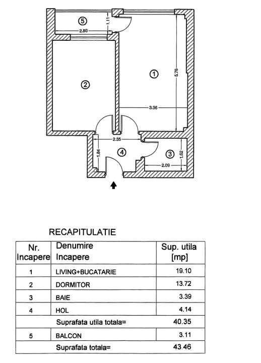 Apartament 2 Camere Mobilat Modern | Rotar Park 2 | Metrou Pacii-10