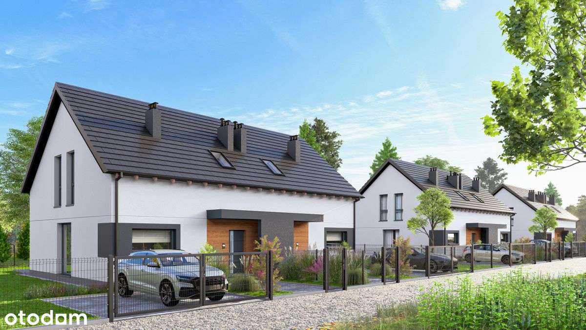 ✅Prawdziwy Bliźniak/5 Pokoi/Działka 300m/Gołuski✅