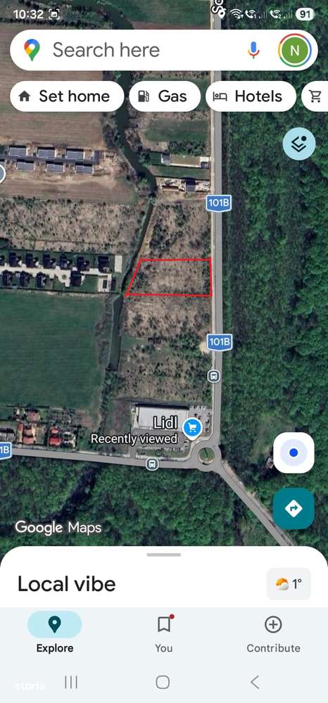 Teren intravilan Snagov-Ghermanesti DJ101b-1