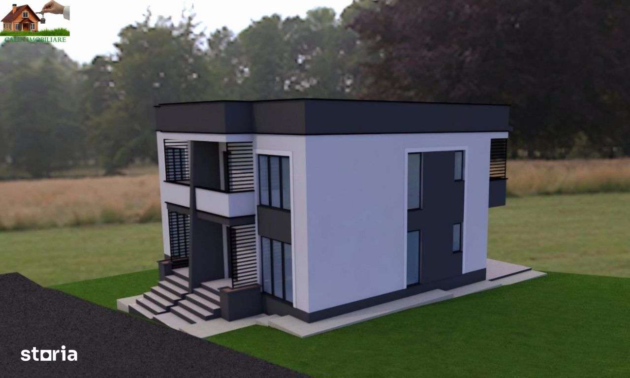 DE VANZARE DUPLEX LUX 120 mp IASI 5 Drumuri Curte 265 mp 150.000 Euro - Imagine principală: 2/5