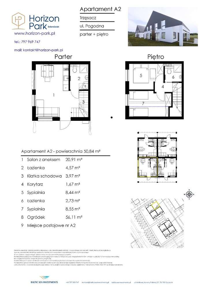Segment Horizon Park Trzęsacz - Dom nad morzem A2-9