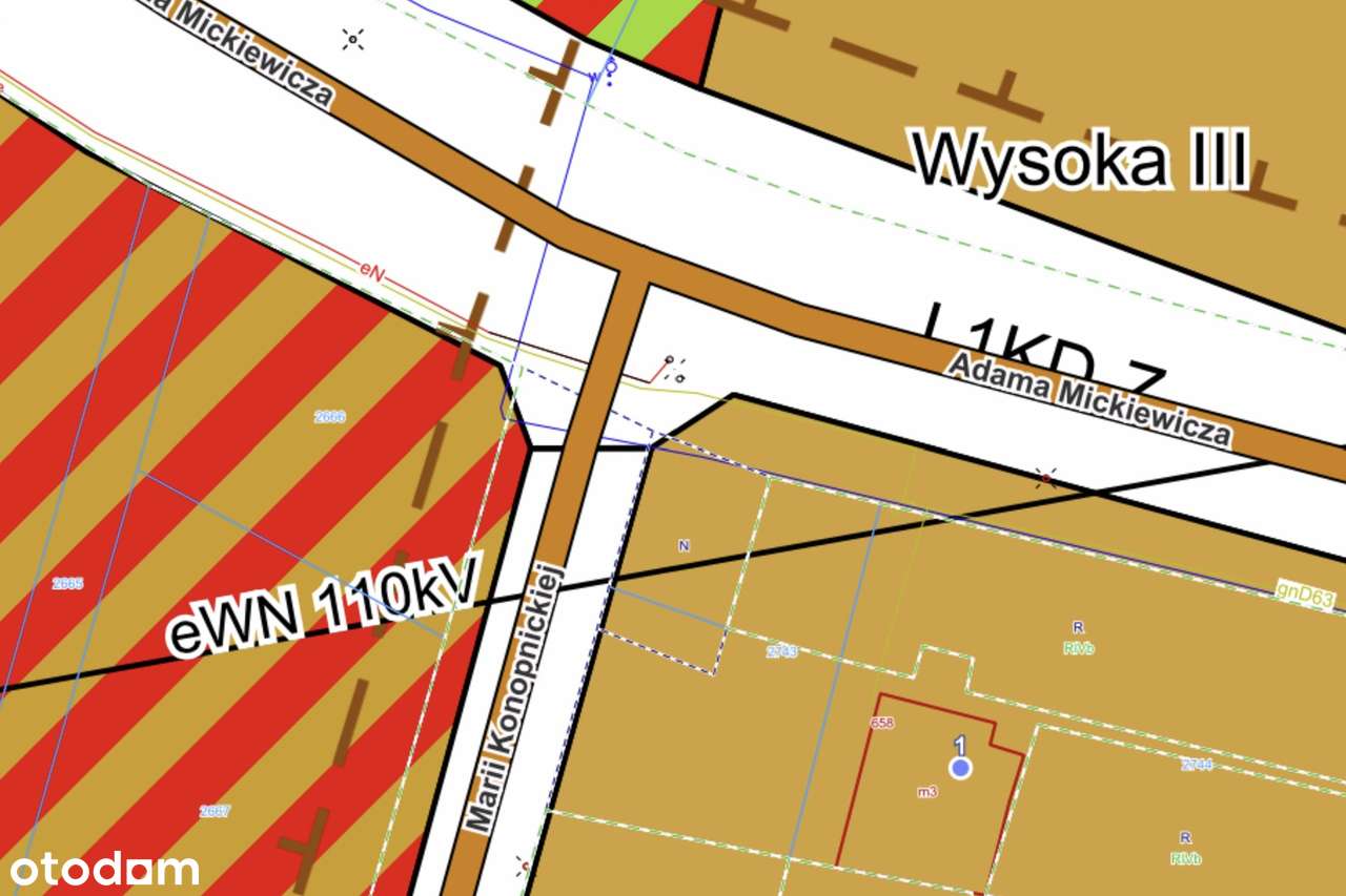 Działka budowlana w miejscowości Wysoka, ŁAZY-5