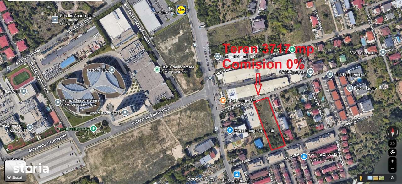 Teren Baneasa-Sos. Straulesti| Deschidere Dubla| Localizare Excelenta - Imagine principală: 3/13