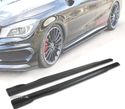 EXTENSÕES DE EMBALADEIRAS LATERAIS PARA MERCEDES W117 45 W176 12- PRETO - 1