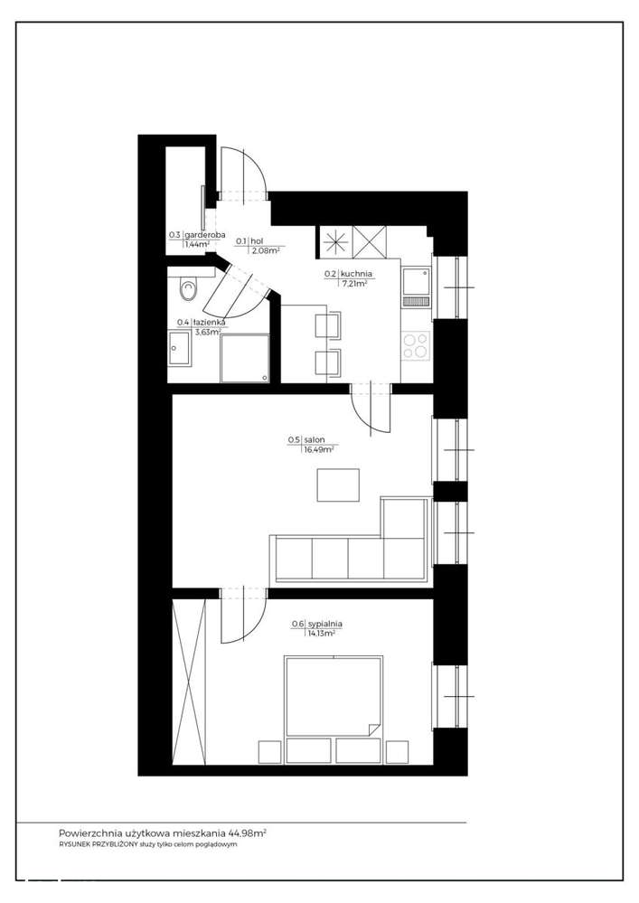Dwupokojowe w zrewitalizowanej kamienicy-7