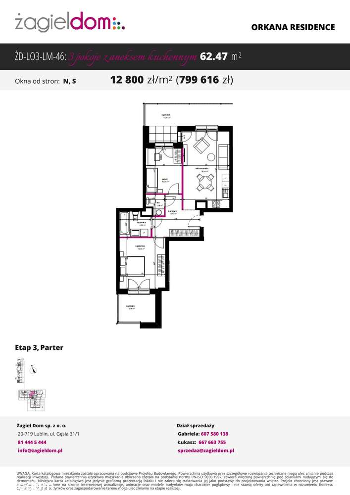 Orkana Residence 3 | mieszkanie 3-pok. | 0_46 - Pełny obrazek: 2/7