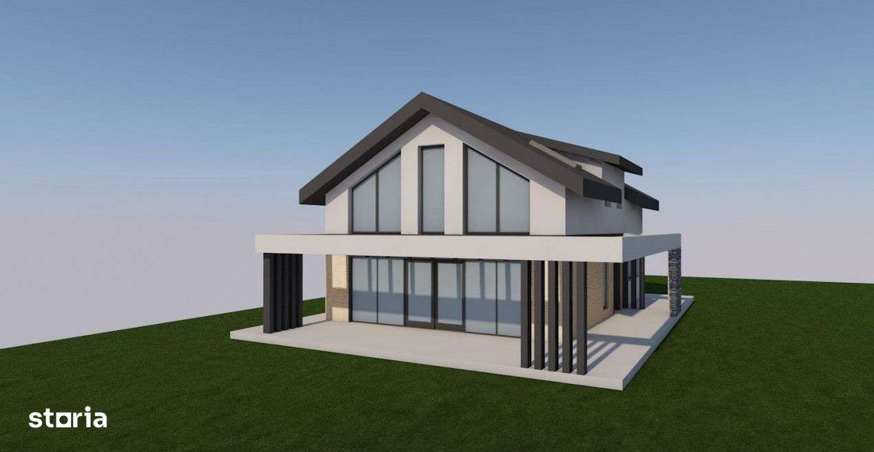 Casa noua 140mp utili, cu 700 mp teren,localitatea Salicea,Cluj - Imagine principală: 4/14