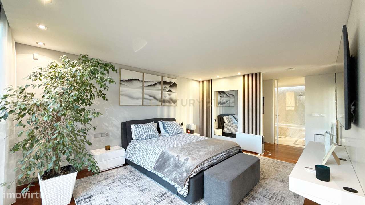 Moradia Térrea de Luxo com Piscina Aquecida e Jacuzzi a 2 km da Praia-51