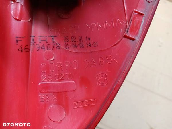 Lampa lewy tył tylna lewa Fiat Punto II 46794078 - 6