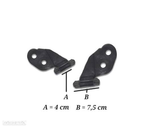 CALHAS PARA PÁRA-CHOQUES PACK M PARA BMW SERIE3 E46 - 2