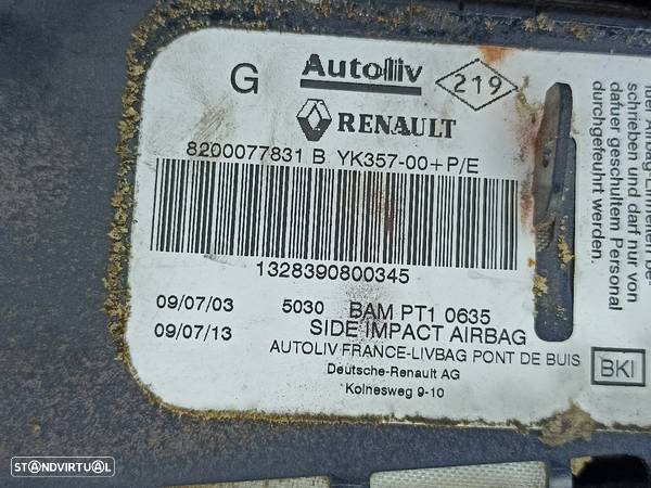 Airbag Banco Esquerdo Renault Megane Ii (Bm0/1_, Cm0/1_) - 5