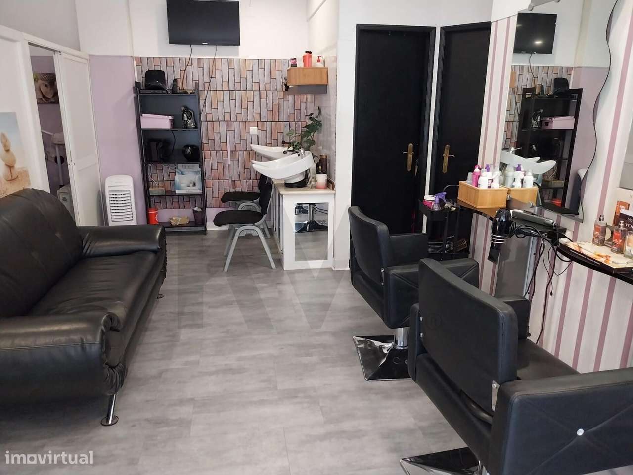 Loja / Salão de Cabeleireiro e Estética Totalmente Equipado - Grande imagem: 4/8