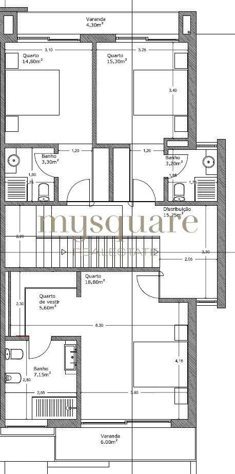 Moradia geminada T4 - Canidelo, Gaia-42