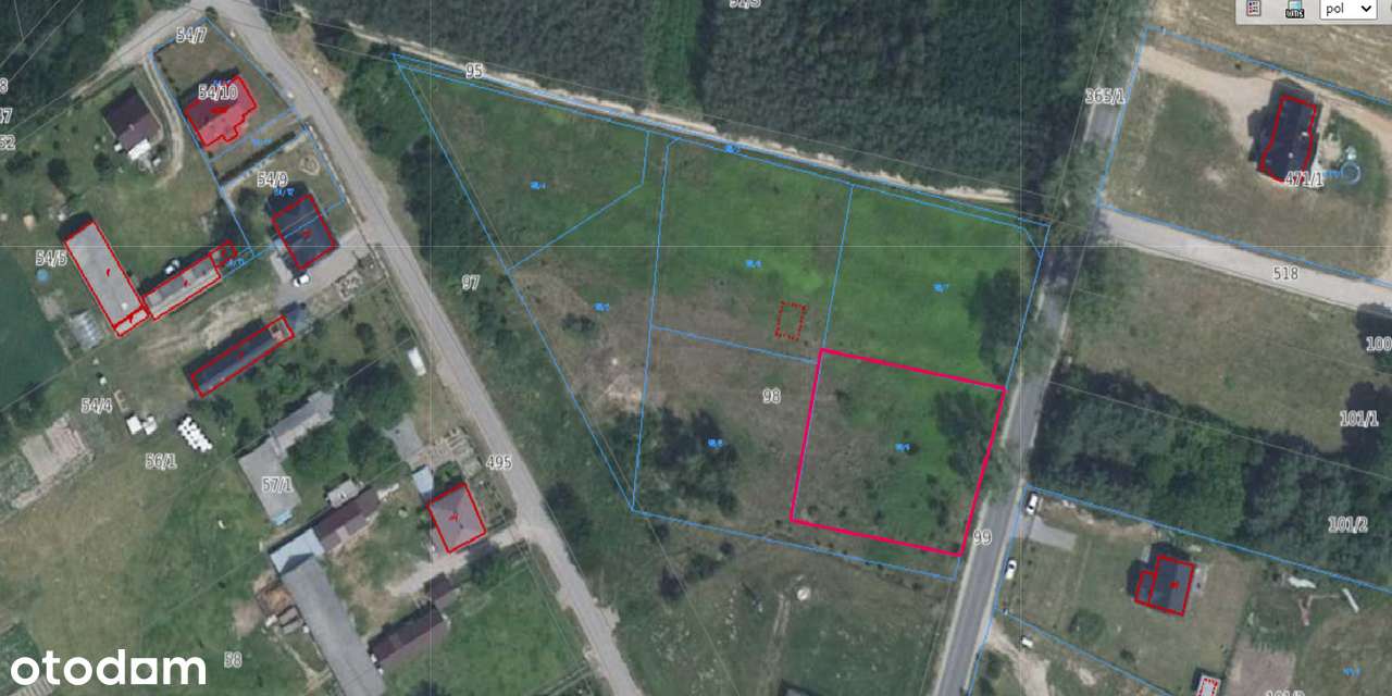 Działka budowlana w miejscowości Zofian (g. Kamionka) o pow 1500m2 - Pełny obrazek: 5/7