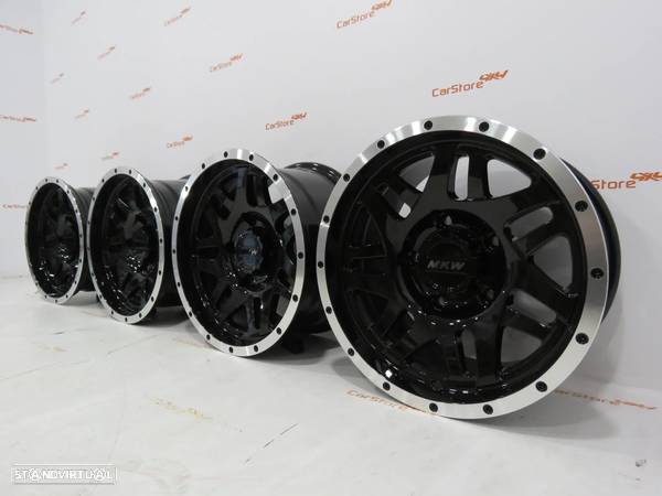 Jantes 4x4 Aluminio MKW 15 x 8 et 0 5x139.7 - 6