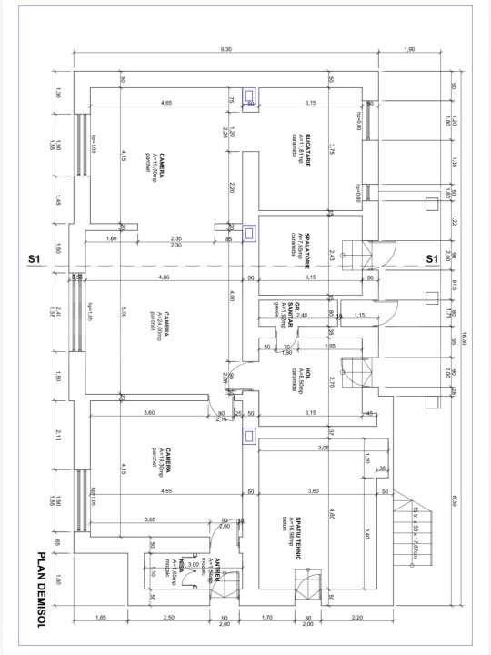 Casa de vanzare, 220 mp, SEMICENTRAL - Imagine principală: 2/3