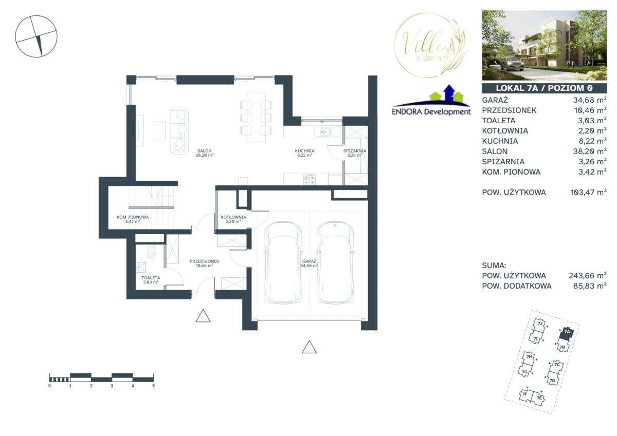 Ekskluzywne segmenty 244 m² - Ville Ogrodowa-13