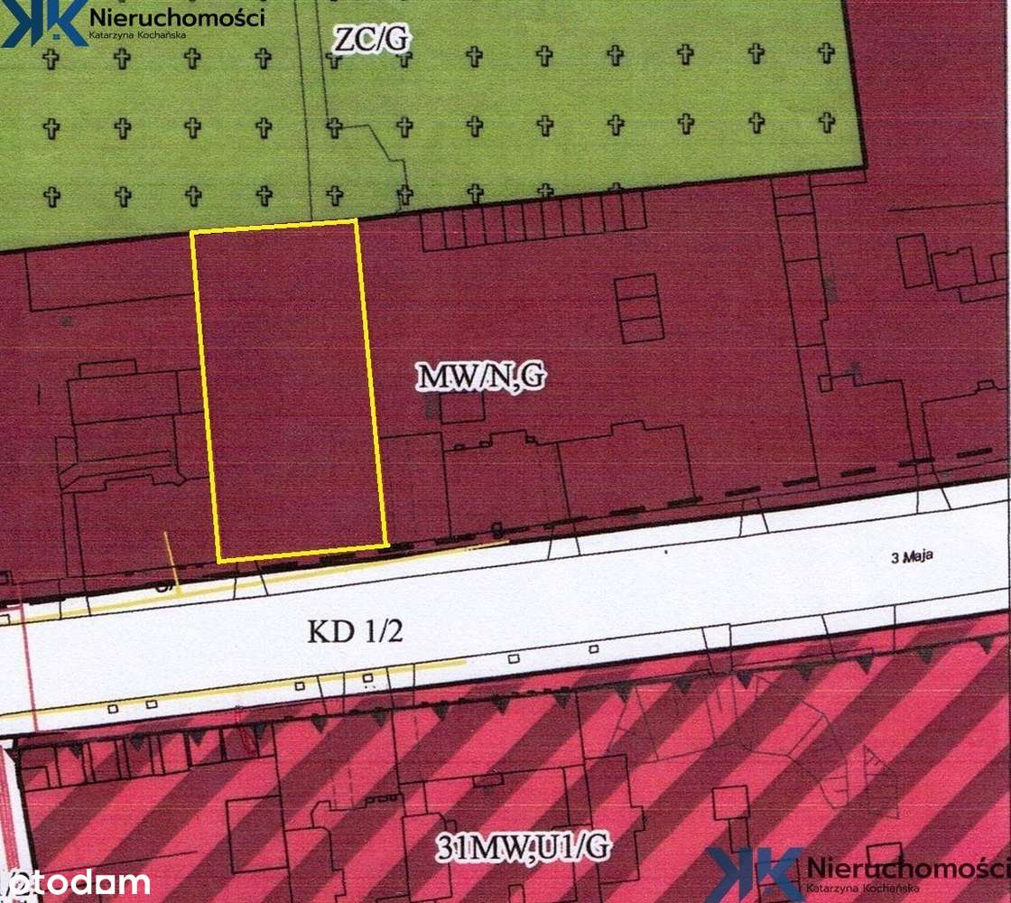 Działka budowlana w centrum Chorzowa, ul. 3 Maja! - Pełny obrazek: 5/5