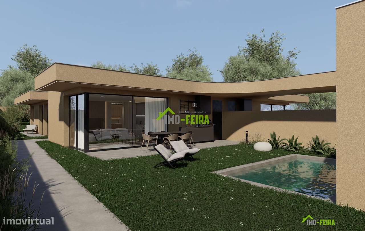 Moradia T3 com jardim e garagem em Fornos-30