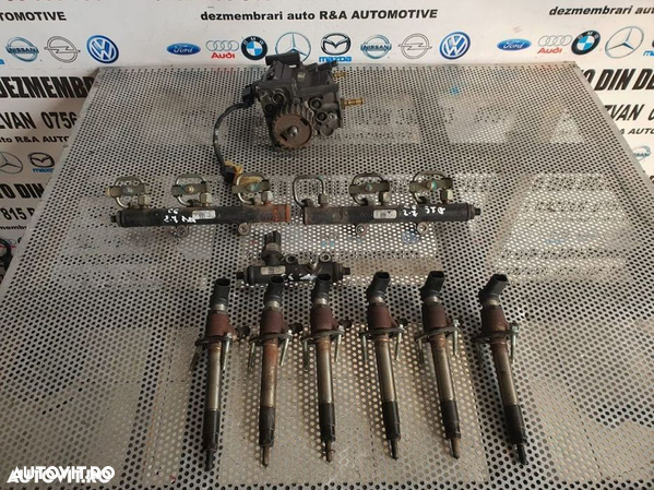 Kit Injectie Injectoare Pompa Rampa Citroen C5 C6 Jaguar Peugeot 407 607 2.7 Hdi Motor UHZ Testate - 1