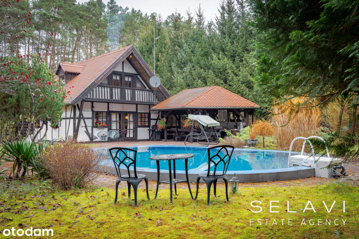 Bajkowy dom w Puszczy Noteckiej z basenem-18