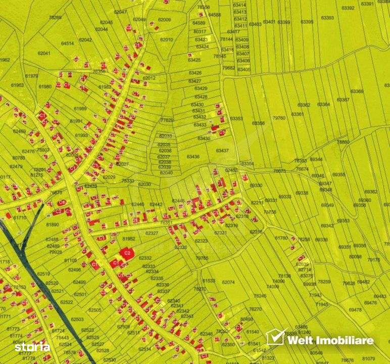 Teren in Chinteni, intravilan, cu autorizatie constructie 2 imobile D+ - Imagine principală: 3/3
