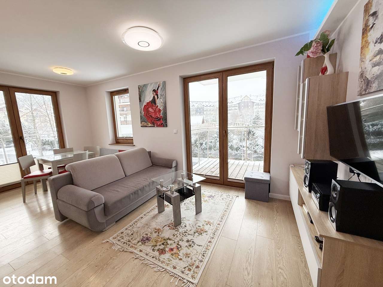 Apartament z widokiem na Śnieżkę i dwoma balkonami-1