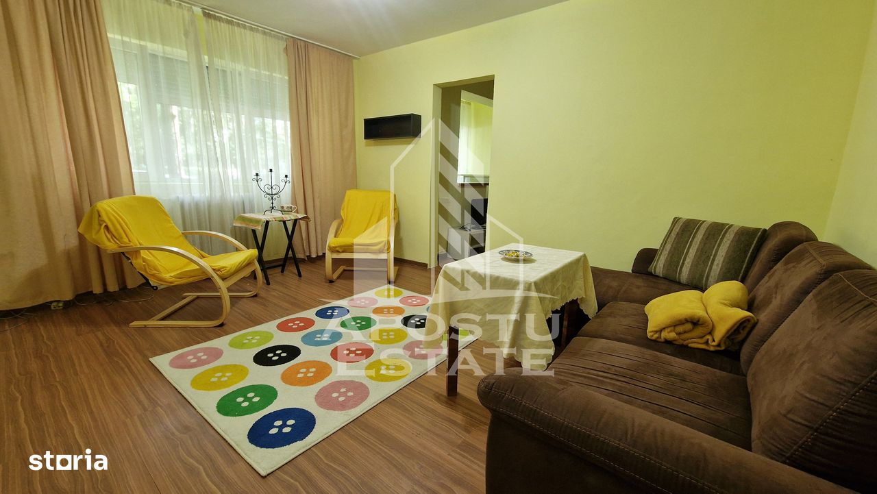 Apartament cu 2 camere, parter, zona Dacia