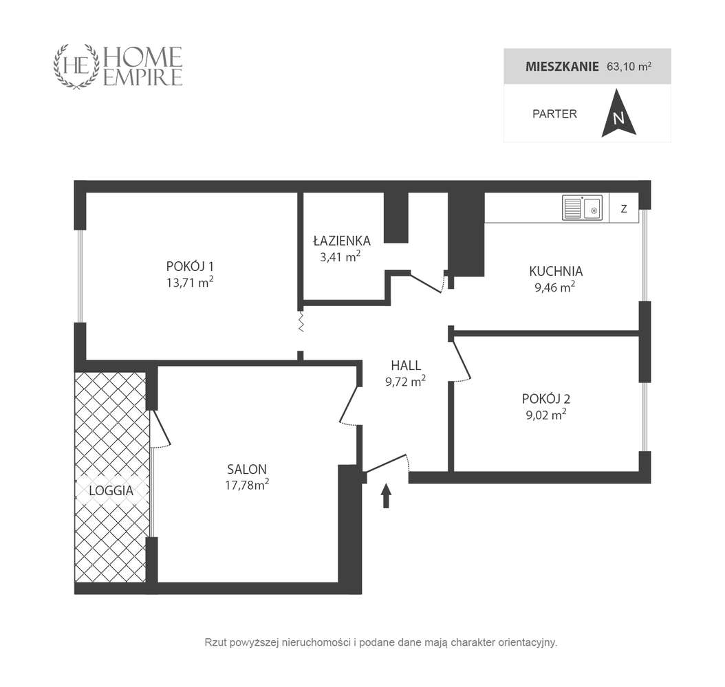 Chomęcice k. Poznania, Mieszkanie z balkonem i ogródkiem, do remontu-1