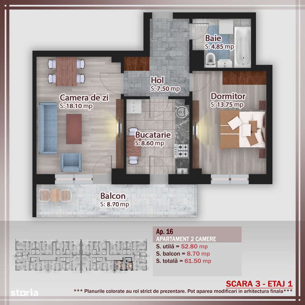 2 camere parcare bonus -oferta lansare proiect nou Pallady - Imagine principală: 5/10